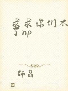 求求你们不要做了np
