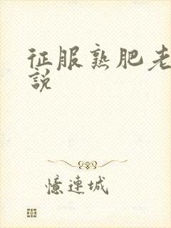 征服熟肥老妇小说