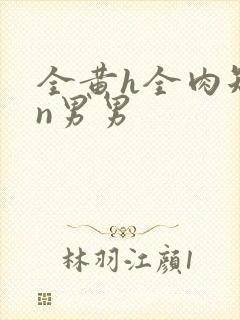 全黄h全肉短篇n男男