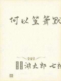 何以笙箫默小说