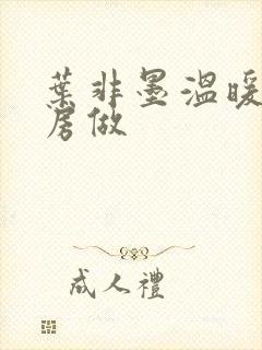 叶非墨温暖在厨房做