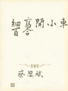 细写开小车车的百合