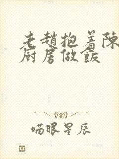 老赵抱着陈婷在厨房做饭