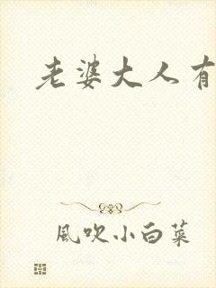 老婆大人有点暖