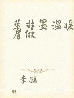 叶非墨温暖在厨房做