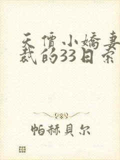 天价小娇妻,总裁的33日索情全文免费