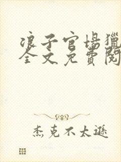 浪子官场猎艳记全文免费阅读