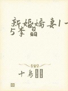 新婚娇妻1一25李晶