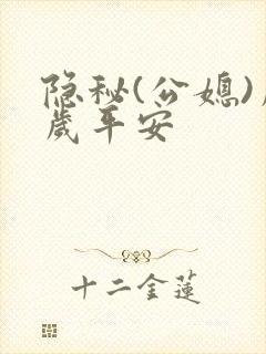 隐秘(公媳)岁岁平安