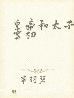 皇帝和太子妃h云初