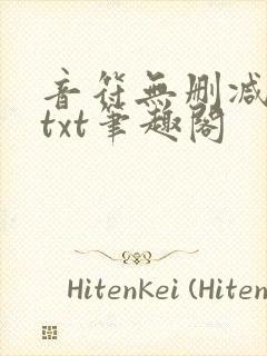 音符无删减全文txt笔趣阁
