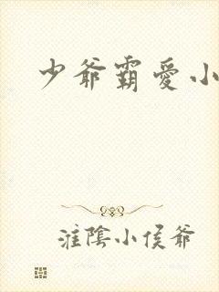 少爷霸爱小丫头