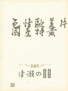 色情欧美片午夜国产特黄