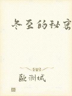 冬至的秘密