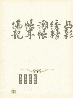 佛帐潮绣凸浮双龙耳帐精彩片段