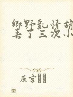 乡野乱情胡秀英丢了三次小说