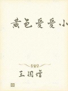 黄色爱爱小说