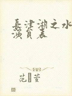 长津湖之水门桥演员表