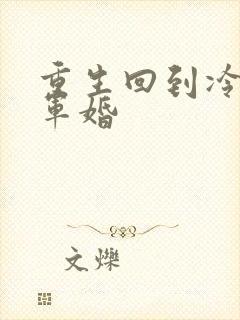 重生回到冷战前军婚