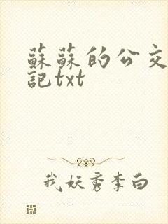 苏苏的公交车日记txt