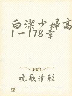 白洁少妇高义第1一178章