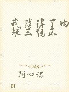 我获得了肉禽系统三观正