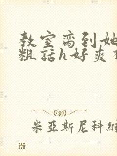 教室脔到她哭h粗话h好爽视频