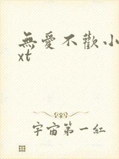 无爱不欢小说txt