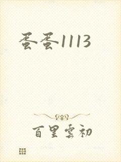 蛋蛋1113