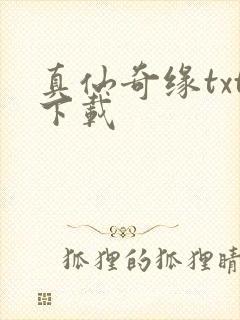 真仙奇缘txt下载