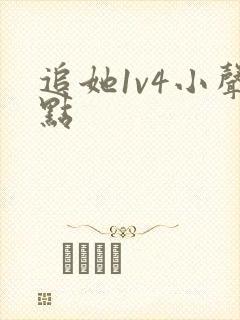 追她1v4小声点