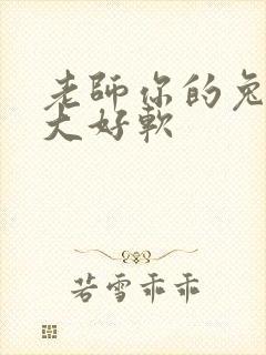 老师你的兔子好大好软