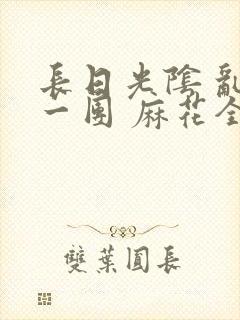 长日光阴 乱作一团 麻花全文无删减