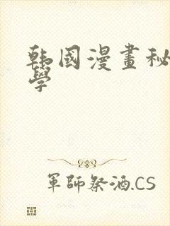 韩国漫画秘密教学