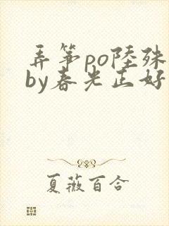 弄筝po陆殊词by春光正好