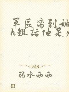 军区脔到她哭hh粗话他是疯批