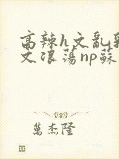 高辣h文乱乳h文浪荡np苏夏