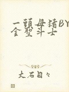 一头母猪BY黄金圣斗士