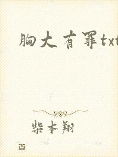 胸大有罪txt