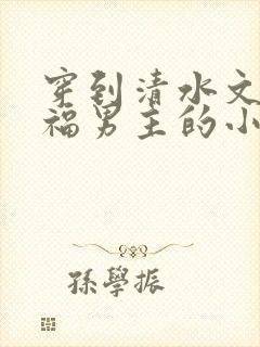 穿到清水文里造福男主的小说