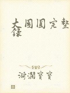 大团圆完整版目录