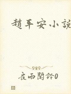 赵平安小说主角