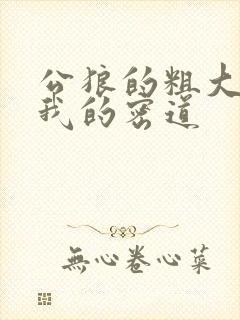 公狼的粗大挺进我的密道