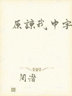 原谅我中字