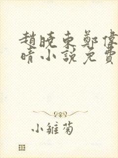 赵晓东郑伟吴雪晴小说免费阅读