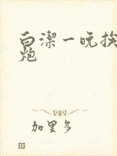 白洁一晚挨十二炮