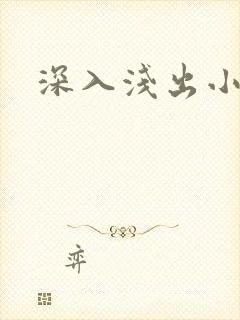 深入浅出小说