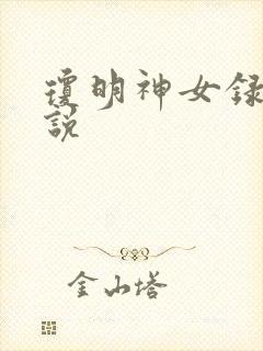 琼明神女录 小说