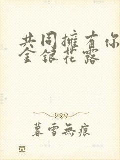 共同拥有你by金银花露