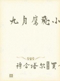 九月鹰飞小说